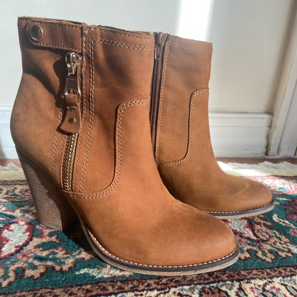 Aldo brown leather boots